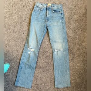 MOTHER high waisted rider skimp jeans